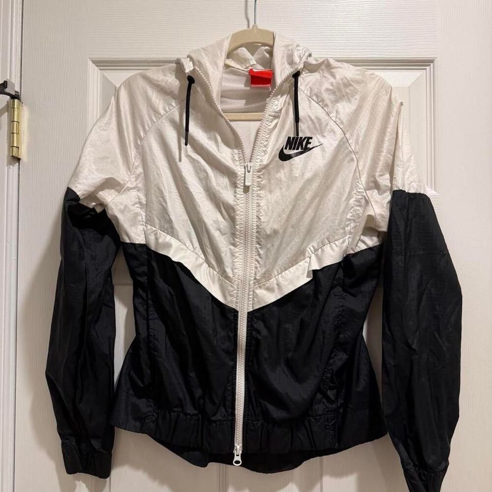 Nike Women's Black and White Jacket